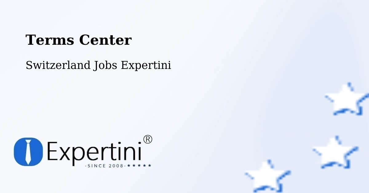 Terms of Service – Genève - Switzerland Jobs Expertini